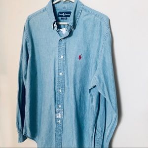 Ralph Lauren Light Denim Button Up Shirt